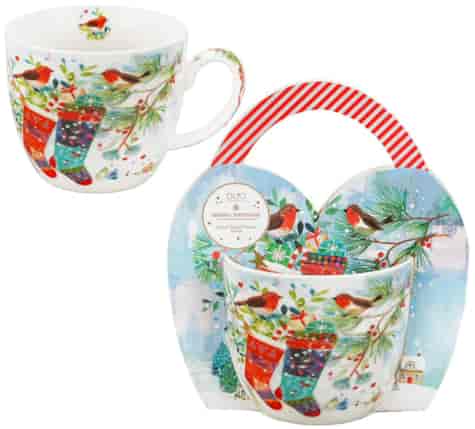 BN CHRISTMAS SOCKS KUBEK 460ml + OPAK Z RĄCZKĄ