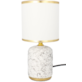 LAMPA NOCNA CERAMICZNA LK18B BIAŁA 27cm