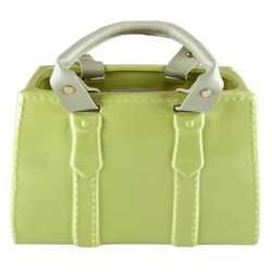 OSŁONKA CERAMICZNA TOREBKA 25x12x16cm GREEN