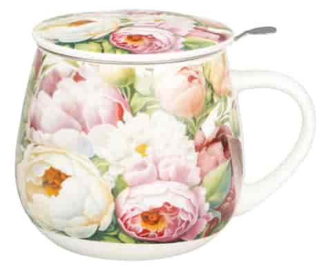 PIWONIE KUBEK ZAPARZACZ BARYŁKA W PUDEŁKU 430ml