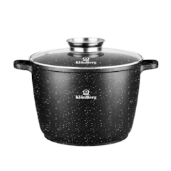 KLONBERG GARNEK MARMUR OKRĄGŁY  6,2L 24cm KB-3845