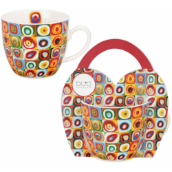 SQUARES WITH CIRCLES KUBEK 460ml + OPAK Z RĄCZKĄ