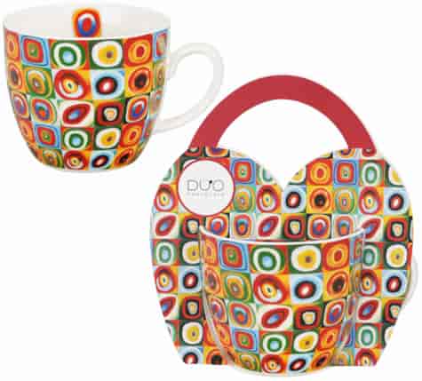 SQUARES WITH CIRCLES KUBEK 460ml + OPAK Z RĄCZKĄ