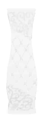 WAZON CERAMICZNY BW46 BIAŁY h-45,5cm