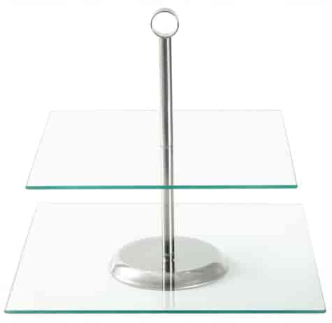 PATERA KWADRATOWA 2-POZIOMOWA 21/25cm KM9056
