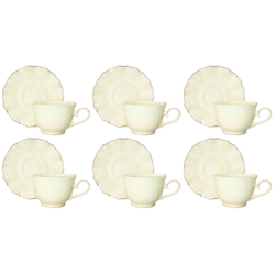 DIVA CREAM KOMPLET FILIŻANEK 6+6 250ml