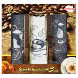 RĘCZNIK KUCHENNY ŚCIERKA HAFT 30x50cm 3szt wzD04