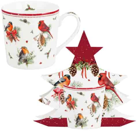 BN BIRDS OF WINTER KUBEK 400ml + OPAK CHOINKA