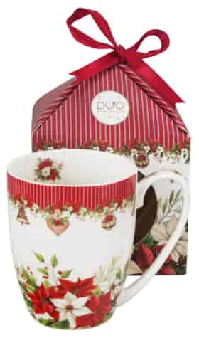 BN CHRISTMAS FLOWER KUBEK W PUDEŁKU 360ml
