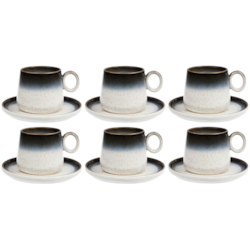 LUNA LINE LIMITED KOMPLET FILIŻANEK 6+6 250ml