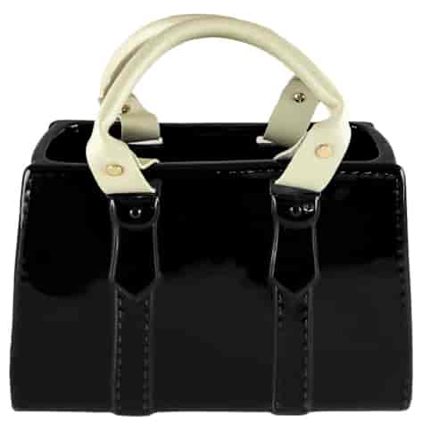 OSŁONKA CERAMICZNA TOREBKA 25x12x16cm BLACK