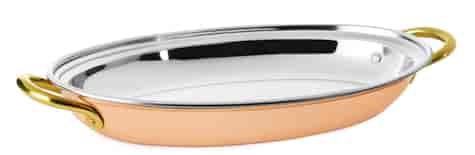 HORECA COPPER TACA PÓŁMISEK 17x12x2,3cm 22170861