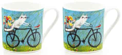 KOCI ŚWIAT ROWER BC KUBEK KOMPLET 2EL 250ml