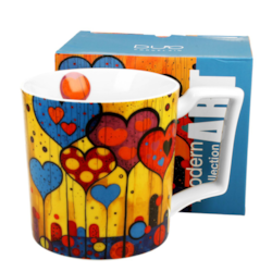 MODERN HEARTS KUBEK W PUDEŁKU 450ml