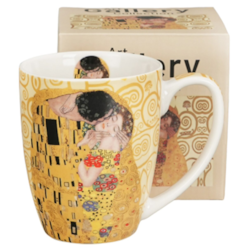 THE KISS ECRU KUBEK W PUDEŁKU 380ml