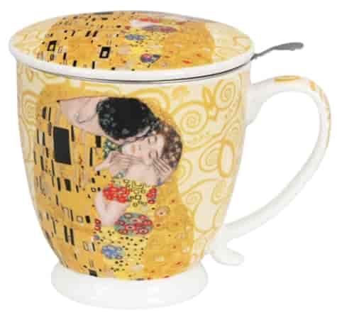 THE KISS ECRU KUBEK ZAPARZACZ NA STOPCE 430ml