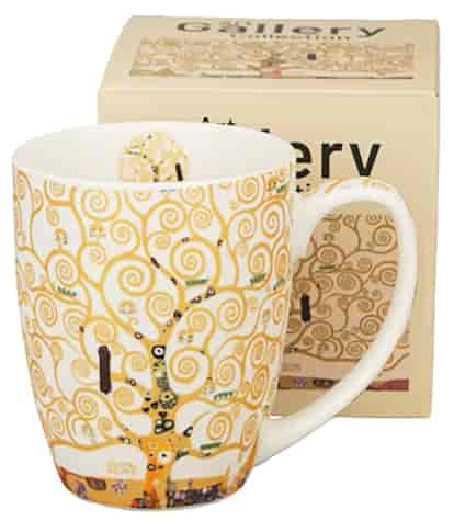 TREE OF LIFE ECRU KUBEK W PUDEŁKU 380ml