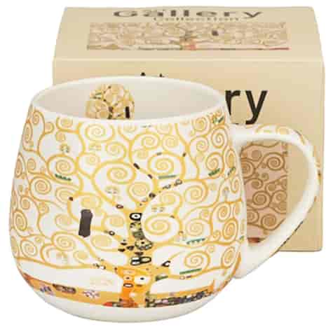 TREE OF LIFE ECRU KUBEK BARYŁKA W PUDEŁKU 430ml