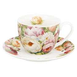 PIWONIE FILIŻANKA ZE SPODKIEM 1+1 270ml