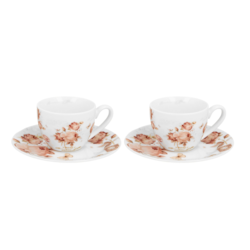 SECESJA ESPRESSO KOMPLET FILIŻANEK 2+2 110ml