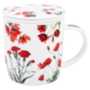 KWIATY CZERWONE KUBEK ZAPARZACZ W PUDEŁKU 400ml