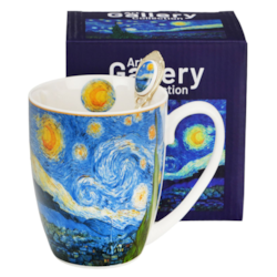 STARRY NIGHT KUBEK W PUDEŁKU + ŁYŻECZKA 360ml
