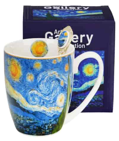 STARRY NIGHT KUBEK W PUDEŁKU + ŁYŻECZKA 360ml
