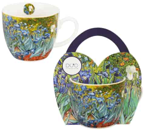 IRISES KUBEK 460ml + OPAKOWANIE Z RĄCZKĄ
