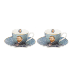 PORTRET ESPRESSO KOMPLET FILIŻANEK 2+2 110ml