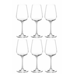 BOHEMIA STRIX KIELISZEK WINO 360 6szt