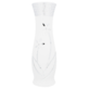 WAZON CERAMICZNY BW65 BIAŁY h-61cm