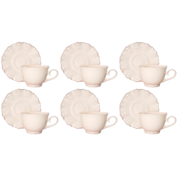 DIVA CREAM KOMPLET FILIŻANEK 6+6 250ml