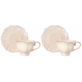 CHARLOTTE CREAM KOMPLET FILIŻANEK 2+2 250ml