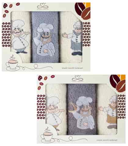 RĘCZNIK KUCHENNY ŚCIERKA HAFT 30x50cm 3szt wzM04