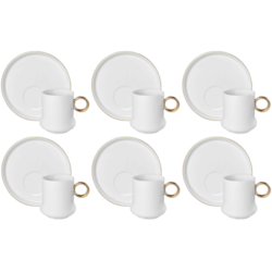 NEVADA ESPRESSO KOMPLET FILIŻANEK 6+6 100ml
