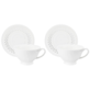 BISETTE LIMITED KOMPLET FILIŻANEK 2+2 260ml WHITEA