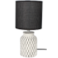 LAMPA NOCNA CERAMICZNA LK08C CZARNA 27cm