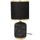 LAMPA NOCNA CERAMICZNA LK18C CZARNA 27cm