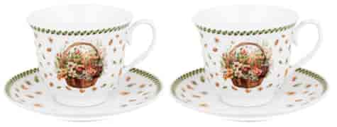 KWIATY POLNE CR KOMPLET FILIŻANEK 2+2 250ml