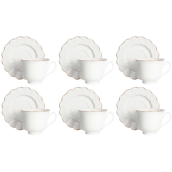 ADELLE KOMPLET FILIŻANEK 6+6 250ml