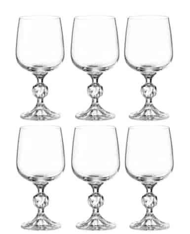 BOHEMIA STERNA KLAUDIA KIELISZEK WINO 230 6szt