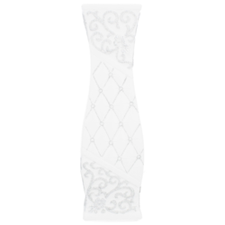 WAZON CERAMICZNY BW66 BIAŁY h-61cm