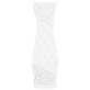 WAZON CERAMICZNY BW66 BIAŁY h-61cm