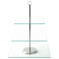 PATERA KWADRATOWA 3-POZIOMOWA 21/25/30cm KM9057