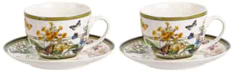 KWIATOWA RAPSODIA KOMPLET FILIŻANEK 2+2 200ml