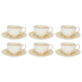 VANESA CREAM KOMPLET FILIŻANEK 6+6 230ml