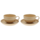 MOSAIQUE BEIGE LIMITED KOMPLET FILIŻANEK 2+2 250ml