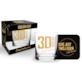 GOLDEN DAY SZKLANKA 300ml + PODKŁADK - 30 URODZINY