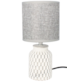 LAMPA NOCNA CERAMICZNA LK08S SZARA 27cm