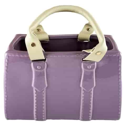 OSŁONKA CERAMICZNA TOREBKA 25x12x16cm PURPLE